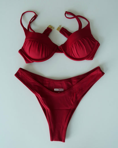 Underwire Bikini Top - Hibiscus