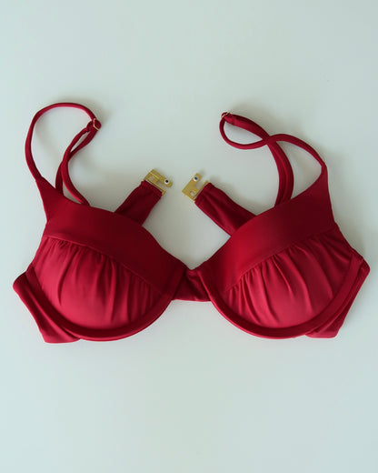Underwire Bikini Top - Hibiscus