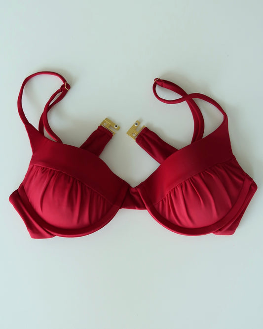 Underwire Bikini Top - Hibiscus
